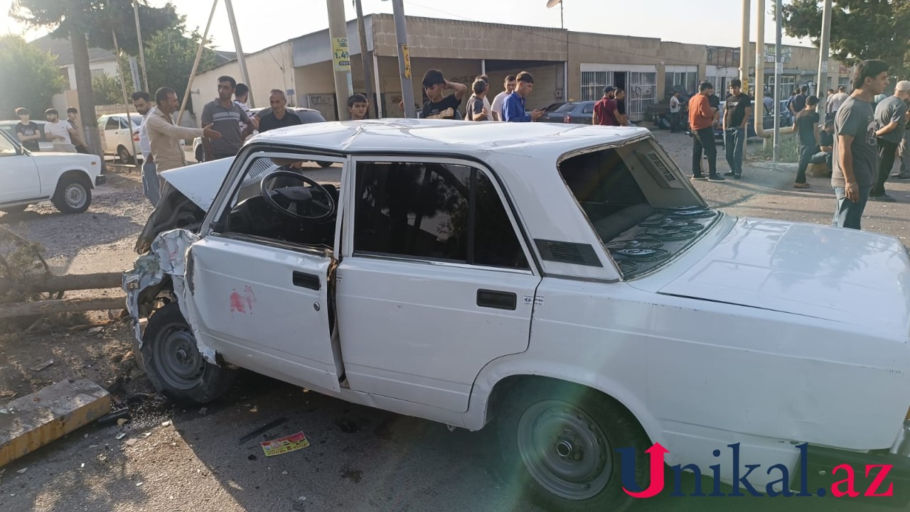 Tovuzda qəza oldu, yaralılar var - FOTOLAR